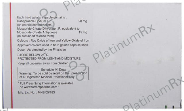 Veloz M 20/15mg Capsule SR 10s
