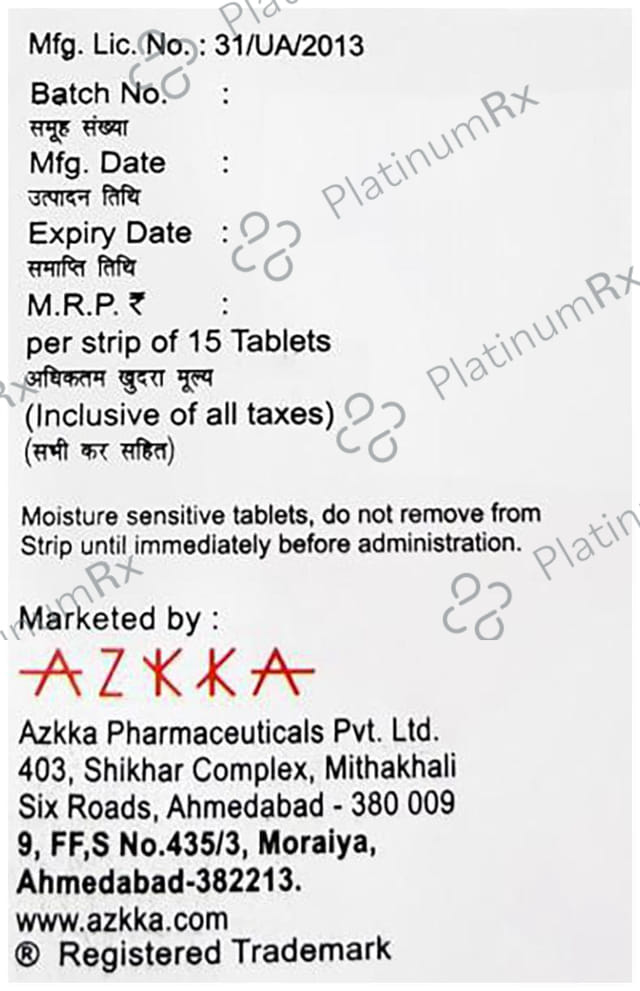 Aztel Trio 6.25/5/40mg Tablet 15s
