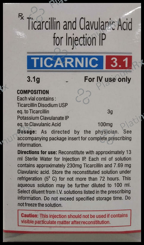 Ticarnic 3.1 Injection