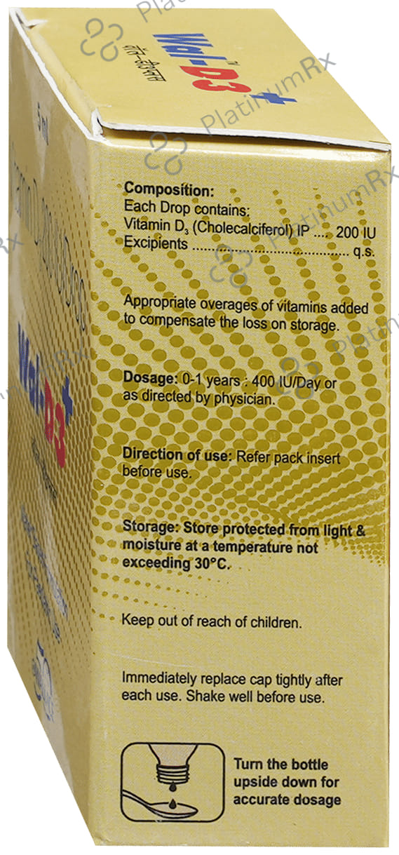 Wal D3 Plus 200IU Oral Drop 5ml