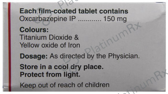 Oxcarb 150mg Tablet 10s