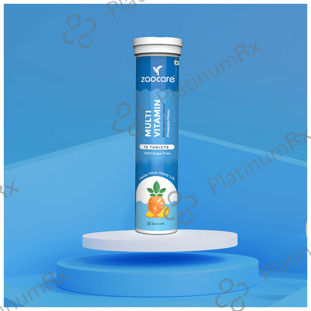 Zaocare Multivitamin Effervescent Tablet Pineapple