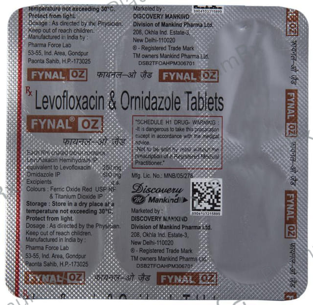 Fynal OZ 250/500mg Tablet 6s