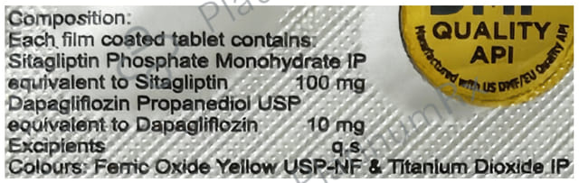 Sitaday D 10/100mg Tablet 15s
