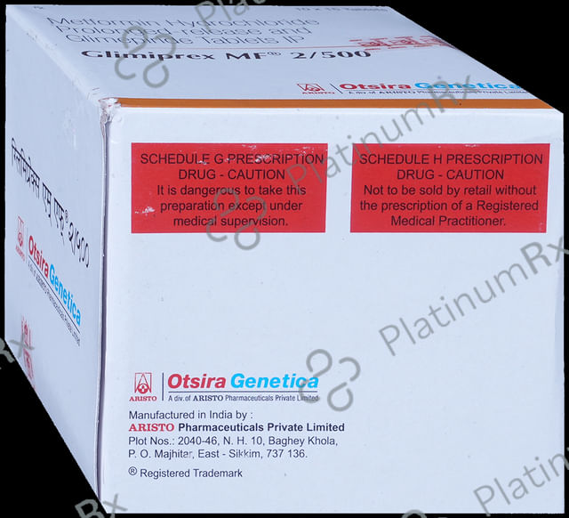 Glimiprex MF 2/500mg Tablet PR 15s