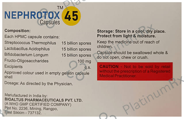 Nephrotox Capsule 10s