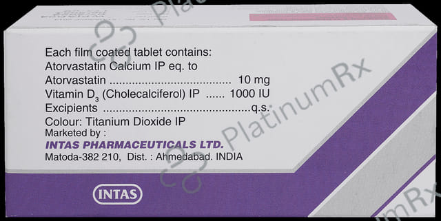 Lipicure D 10/1000IU Tablet 10s