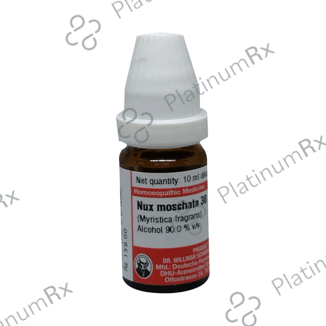 Dr Willmar Schwabe Germany Nux Moschata (Myristica Fragrans) Dilution 30