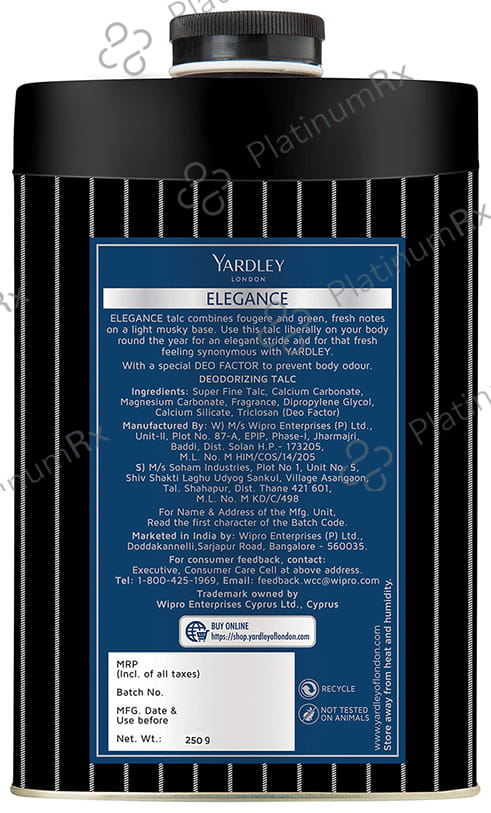 Yardley London Elegance Deodorizing Talc