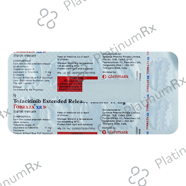 Tobraza 11mg Tablet XR 10s