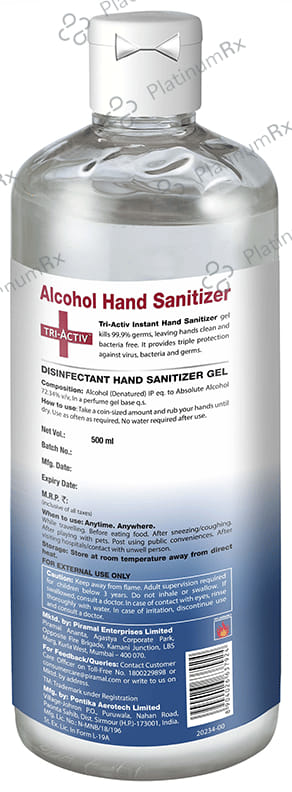 Tri-Activ 72% Alcohol Instant Hand Sanitizer