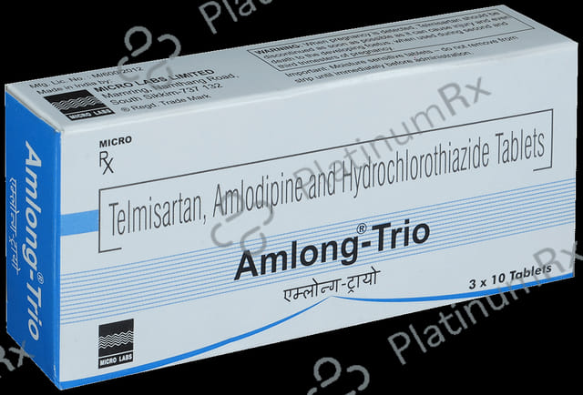 Amlong Trio 5/12.5/40mg Tablet 10s