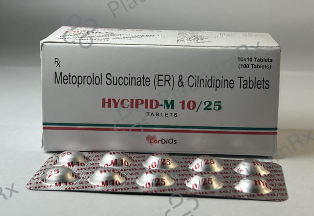 Hycipid M 10/25mg Tablet 10s