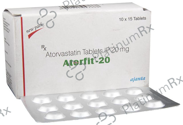 Atorfit 20 Tablet 15 Tablet