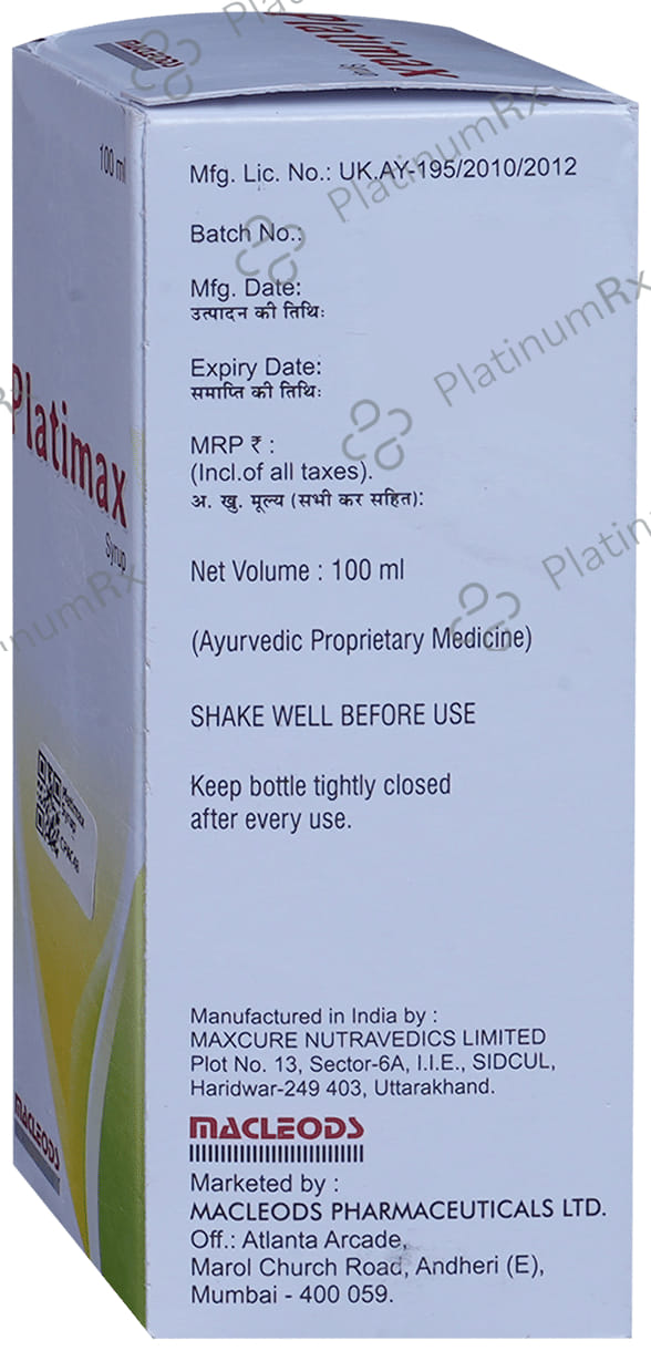 Platimax Syrup 100ml