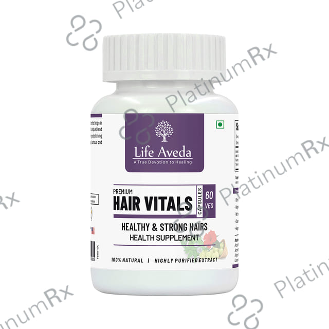 Life Aveda Premium Hair Vitals Veg Capsule