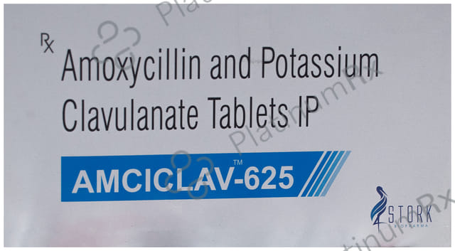 Amciclav 625 500/125mg Tablet 10s