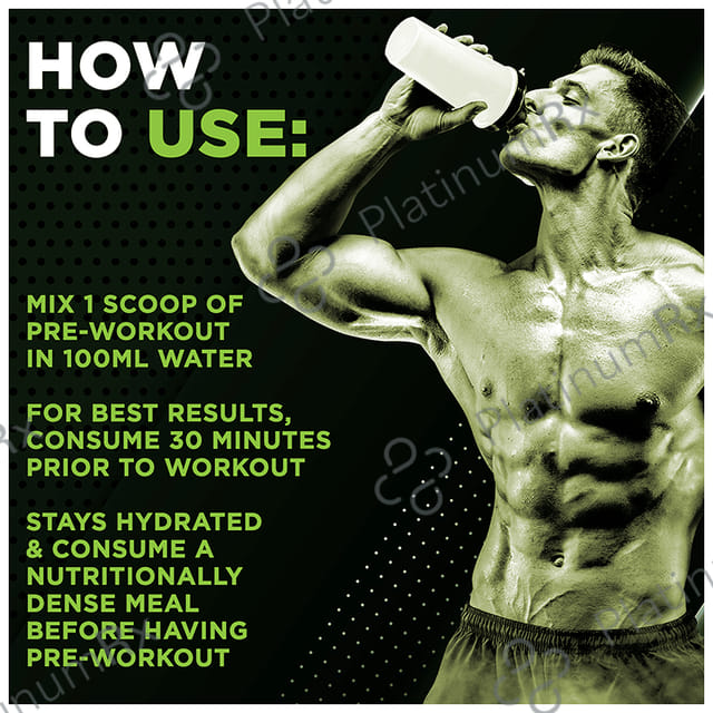 Dr. Morepen Muscle Food Pre Workout 300 Pineapple Play