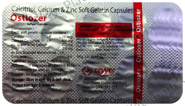 Ostiozer Softgel Capsule 10s