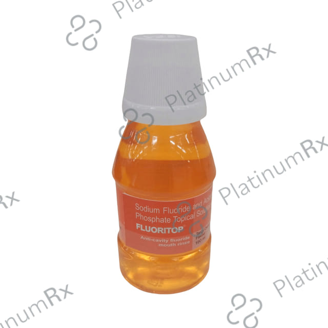 Fluoritop Orange Flavour Mouth Wash 160ml