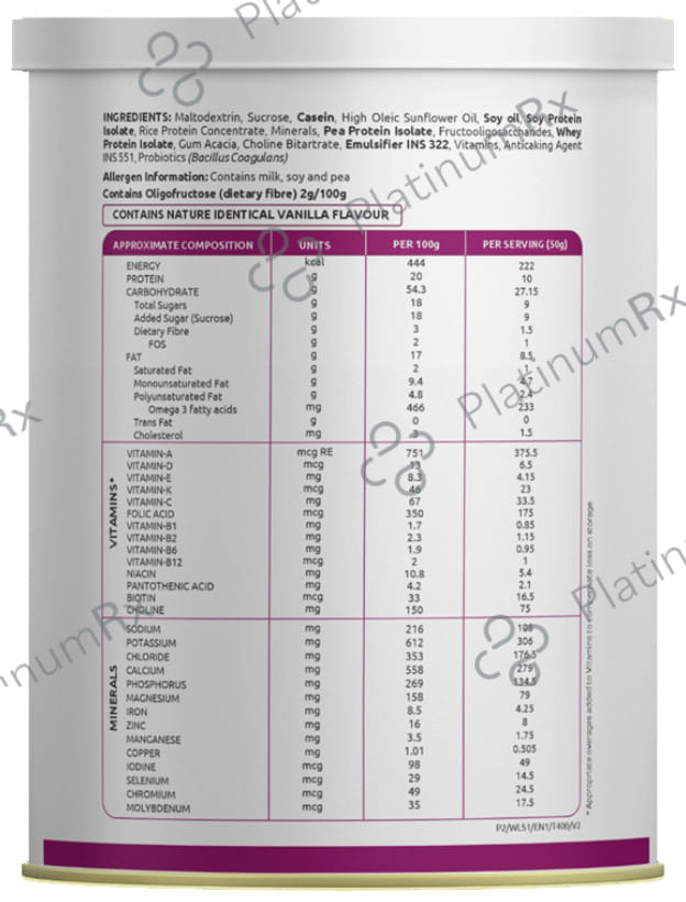 Pulse Wholesome Nutrition Powder Vanilla 400gm