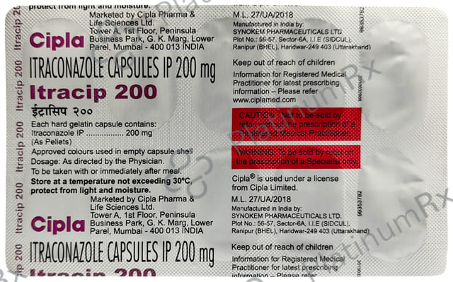 Itracip 200mg Capsule 10s