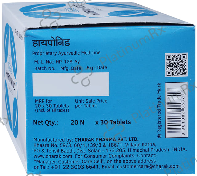 Charak Hyponidd Tablet 30s