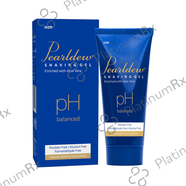 Pearldew PH Balanced Shaving Gel (100gm Each) 1 Tube