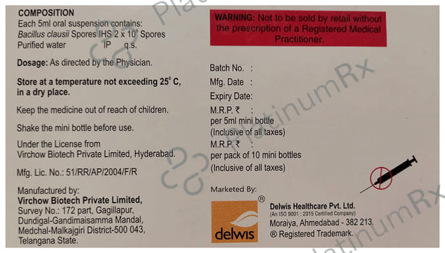 Bactowis 2B Oral Suspension 5ml