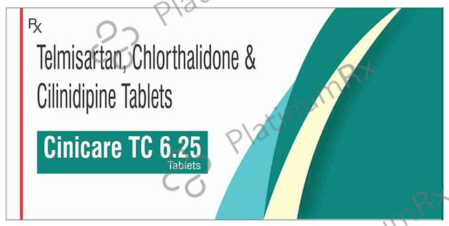 Cinicare TC 6.25/10/40mg Tablet 10s