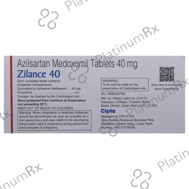Zilance 40 Tablet