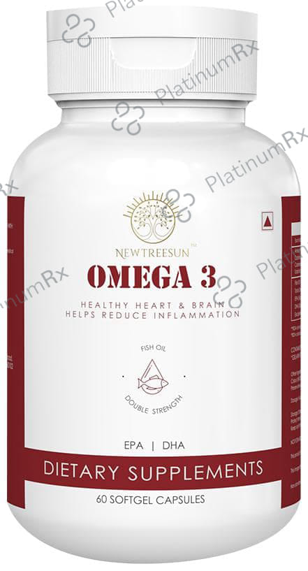 Newtreesun Omega 3 Fish Oil Double Strength Capsule 60s