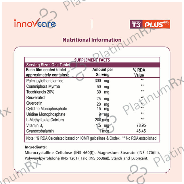Innovcares T3 Plus Tablet 10s