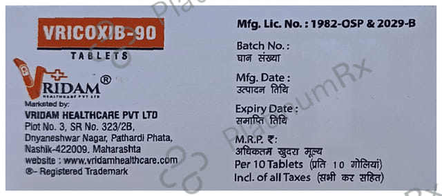 Vricoxib 90 Tablet