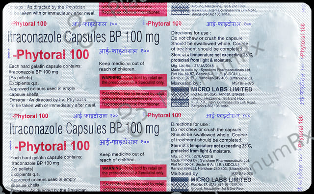 Iphytoral 100mg Capsule