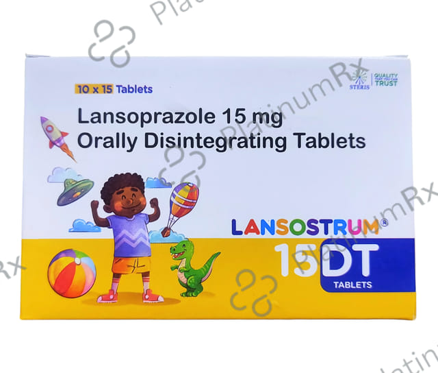 Lansostrum 15mg Junior Tablet 15s