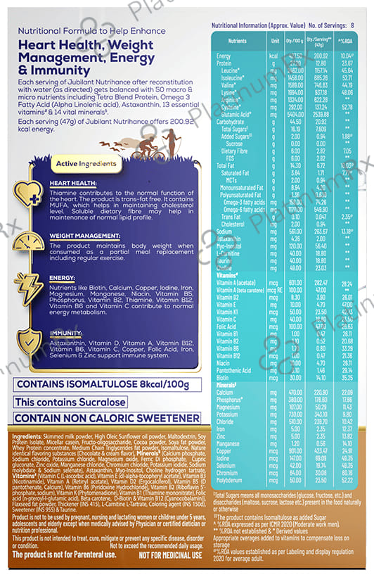 Jubilant Nutrihance Flavour Chocolate Powder 400gm