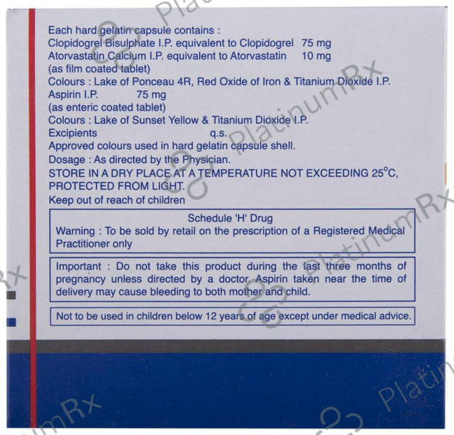 Deplatt CV 75/10/75mg Capsule 10s