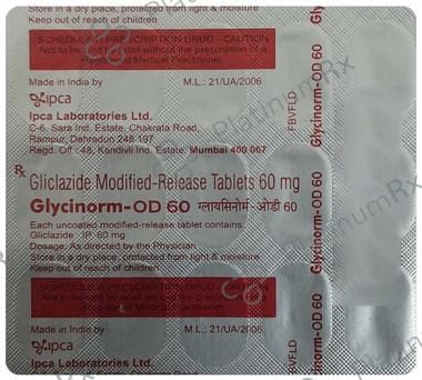 Glycinorm OD MR 60mg Tablet 15s