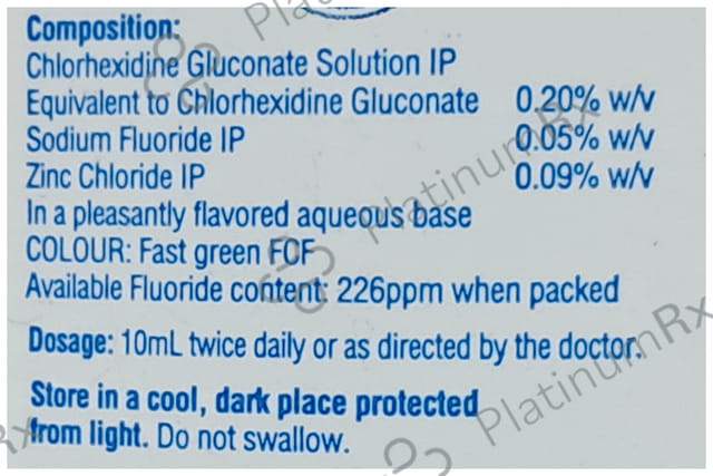 Clohex ADS Mint Sugar Free Mouth Wash 200ml