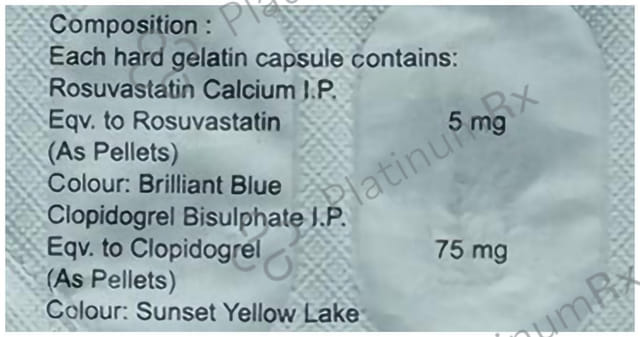 Rosloy CV 5/75mg Capsule 10s