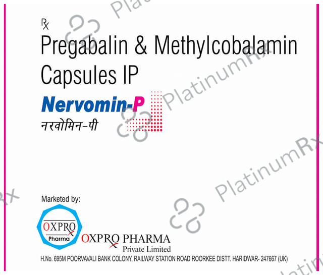 Nervomin P 75mg/750mcg Capsule 10s