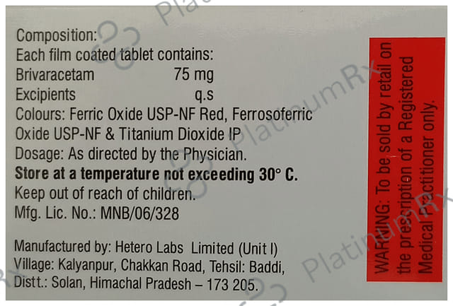 Brivgard 75mg Tablet 10s