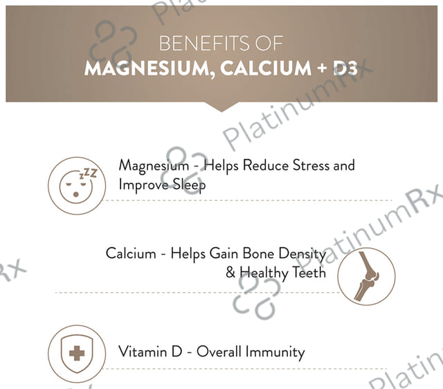 Swisse Ultiboost Magnesium, Calcium + D3 - Tablet for Muscles, Energy & Bone Health