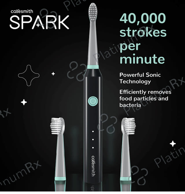Caresmith Spark Rechargeable Electric Toothbrush Black