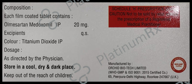 Olmecure 20 Tablet 10 Tablet Bi-Cure Remedies
