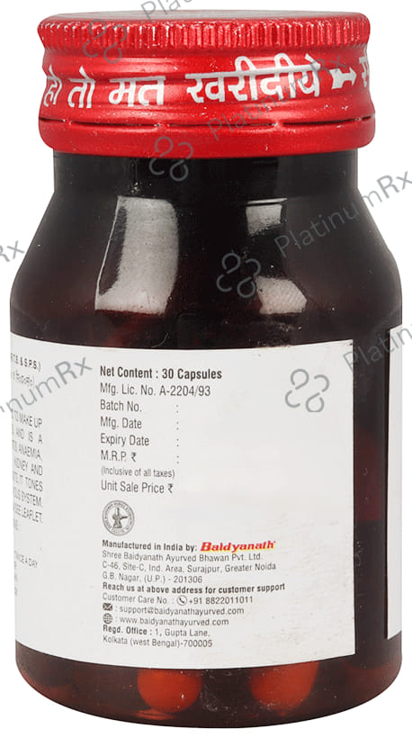 Baidyanath (Noida) Shodhit Shilajit Capsule