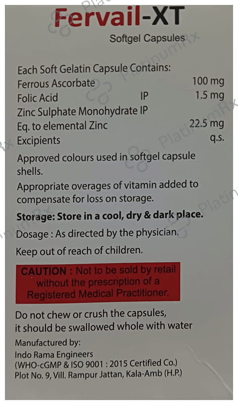 Fervail XT Softgel Capsule 10s