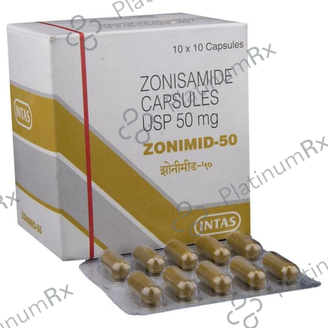 Zonimid 50mg Capsule 10s