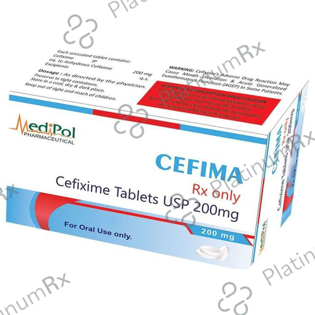 Cefima 200mg Tablet 10s